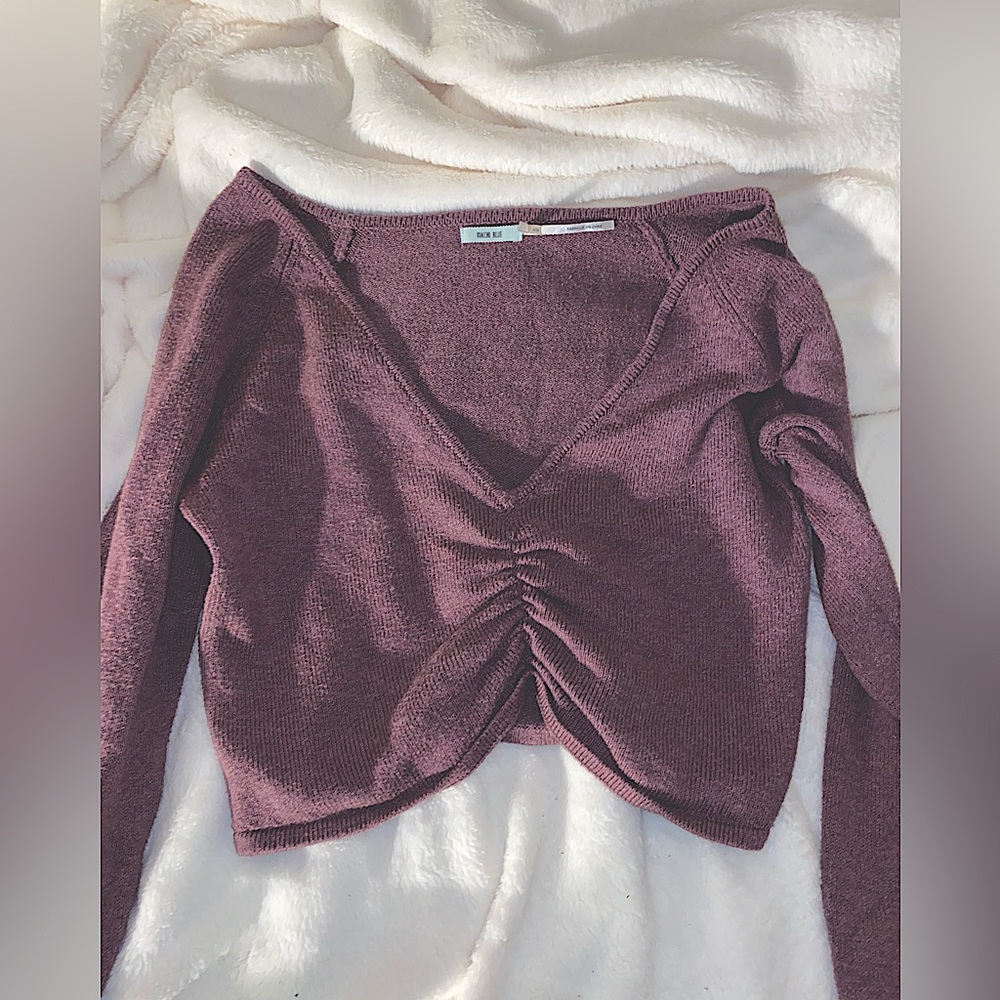 periwinkle crop top | kimchi blue | size large